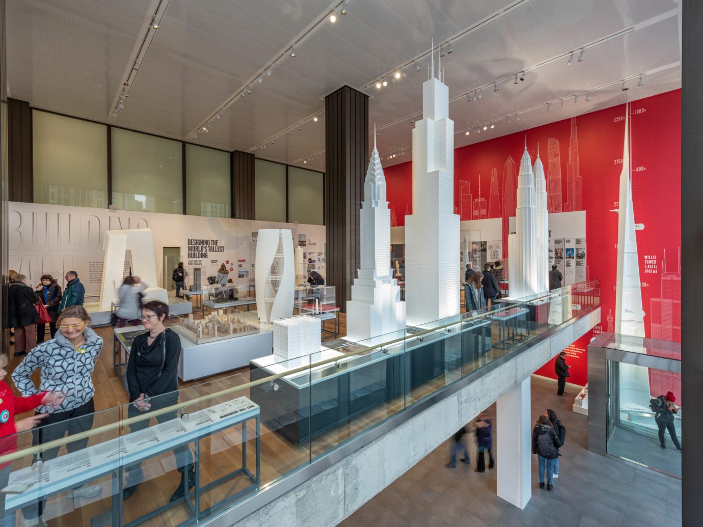 Dramatic models representing architectural marvels